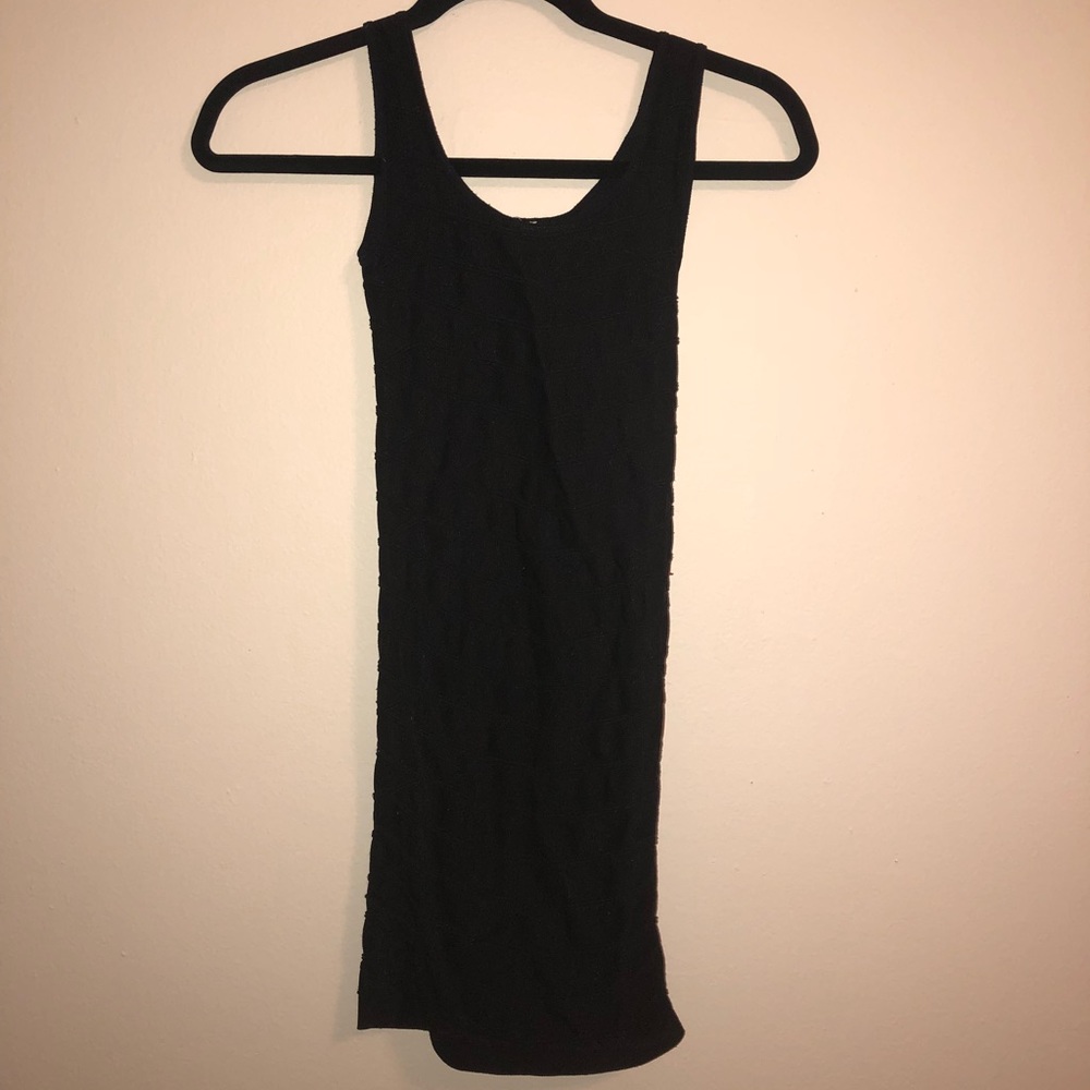 Body con tight black dress!